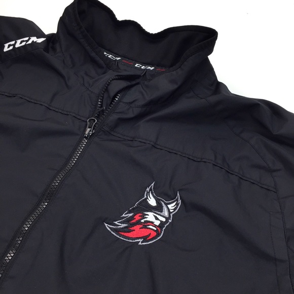 CCM Hockey Windbreaker Adirondack Thunder New York - Picture 1 of 6